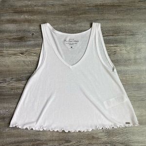 Hollister White Crop Top